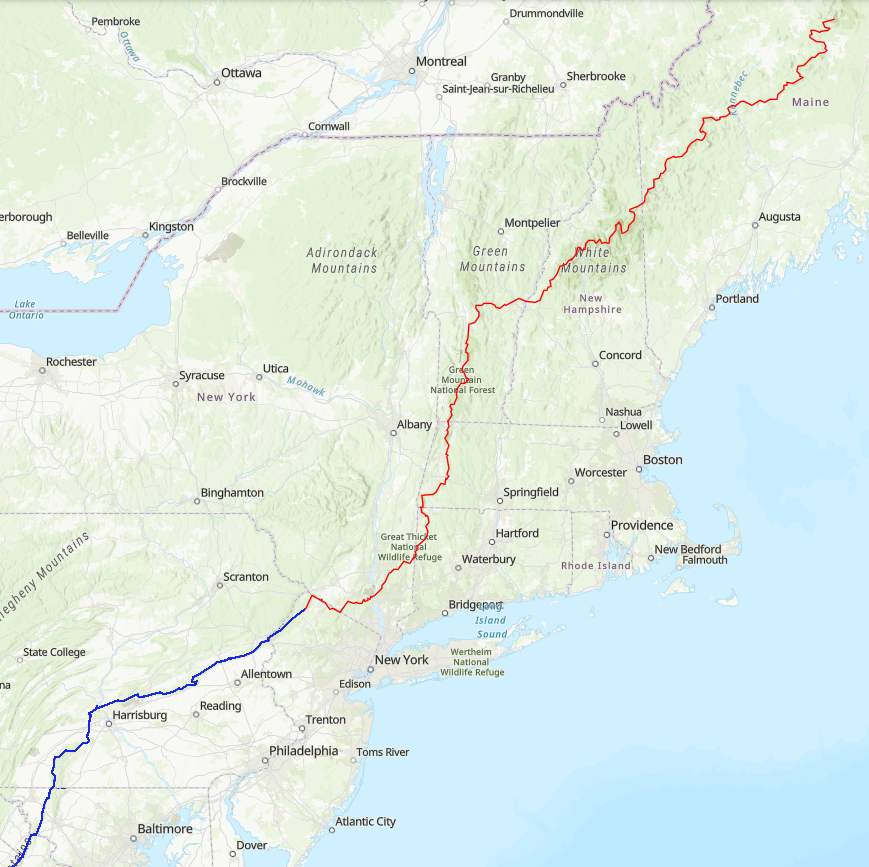 Map with progress