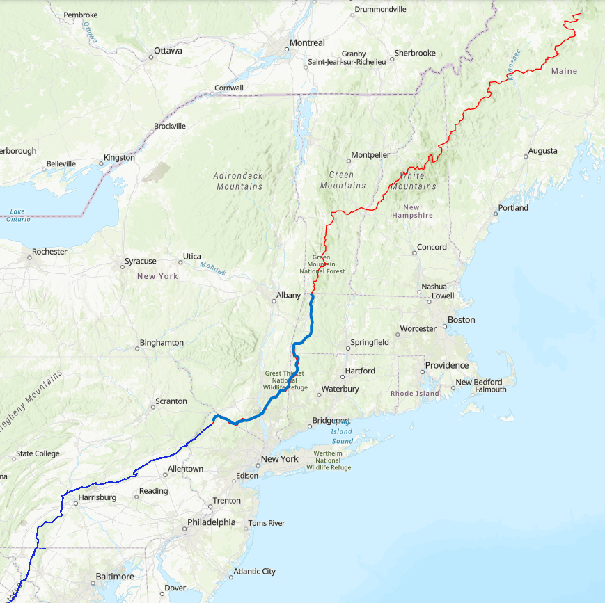 Map with progress